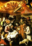 Francisco de Zurbaran the shepherds, worship Spain oil painting artist